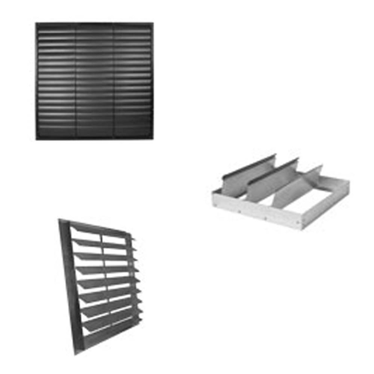 Louvers, Shutters And Backdraft Dampers